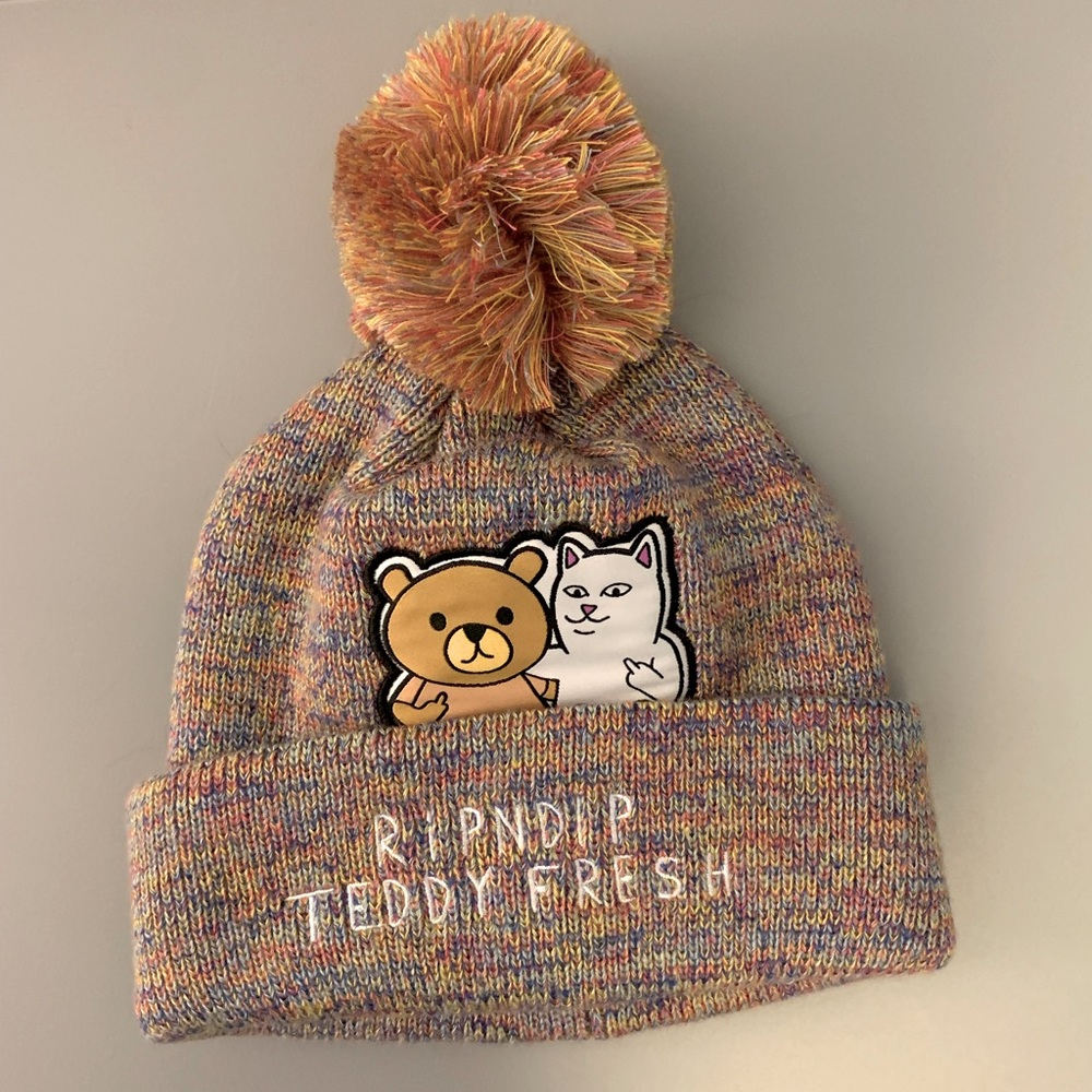NWOT Deadstock RipNDip x Teddy Fresh collaboration Beanie